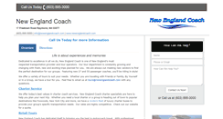Desktop Screenshot of newenglandcoachtourandtravel.com