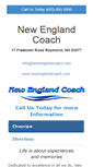 Mobile Screenshot of newenglandcoachtourandtravel.com